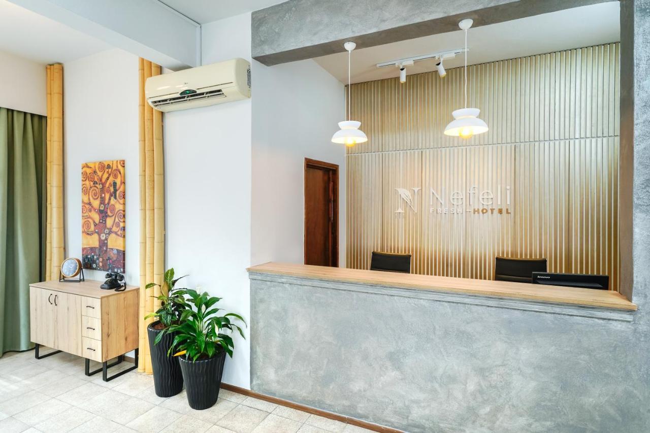 Nefeli Fresh Hotel By Del Mare Skala Rachoni  ภายนอก รูปภาพ
