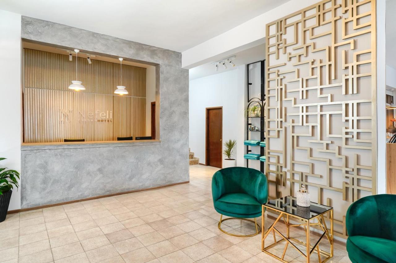Nefeli Fresh Hotel By Del Mare Skala Rachoni  ภายนอก รูปภาพ