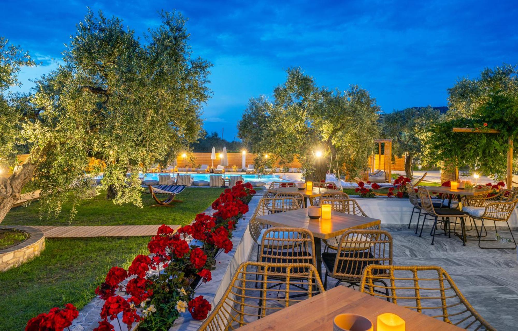 Nefeli Fresh Hotel By Del Mare Skala Rachoni  ภายนอก รูปภาพ